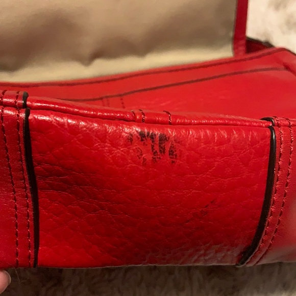 COACH Red Crossbody AS IS - Picture 5 of 7